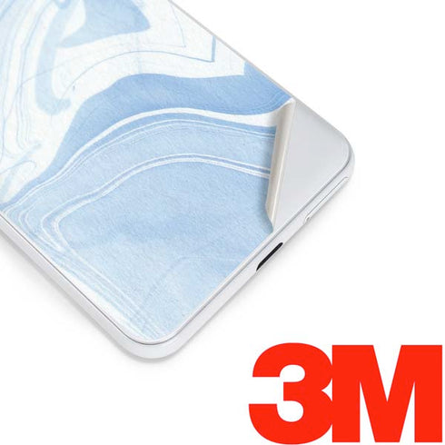 Blue Marbling Google Pixel 3 Skin